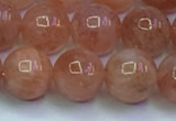 CSS715 15.5 inches 9mm round natural golden sunstone beads