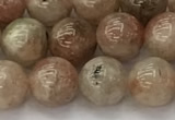 CSS722 15.5 inches 8mm round sunstone beads wholesale