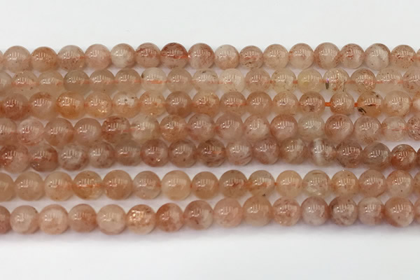 CSS761 15.5 inches 6mm round golden sunstone beads wholesale