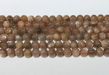 CSS785 15.5 inches 8mm round sunstone gemstone beads wholesale