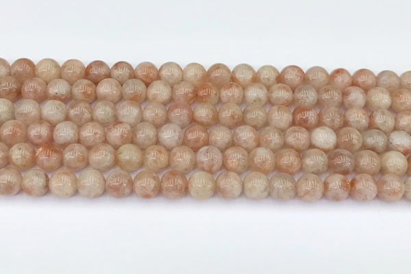 CSS791 15.5 inches 8mm round golden sunstone beads wholesale