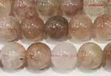 CSS800 15 inches 6mm round rainbow sunstone beads