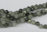 CSW10 15.5 inches 4mm faceted round seaweed quartz beads wholesale