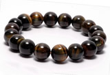 CTB03 7 inches 10mm round blue tiger eye stretch bracelet