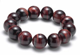 CTB10 8 inches 16mm round red tiger eye stretch bracelet