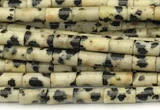 CTB1000 15 inches 2*4mm tube dalmatian jasper beads