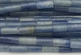 CTB1005 15 inches 2*4mm tube blue aventurine jade beads