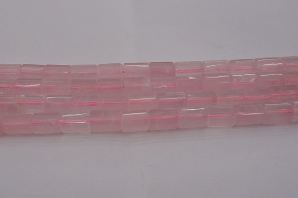 CTB103 15.5 inches 11*15mm faceted tube rose quartz beads