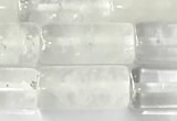 CTB1030 15 inches 8*16mm -8*18mm tube white crystal beads