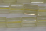 CTB104 15.5 inches 11*15mm faceted tube lemon quartz beads