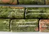 CTB1043 15 inches 8*16mm - 8*18mm tube unakite beads