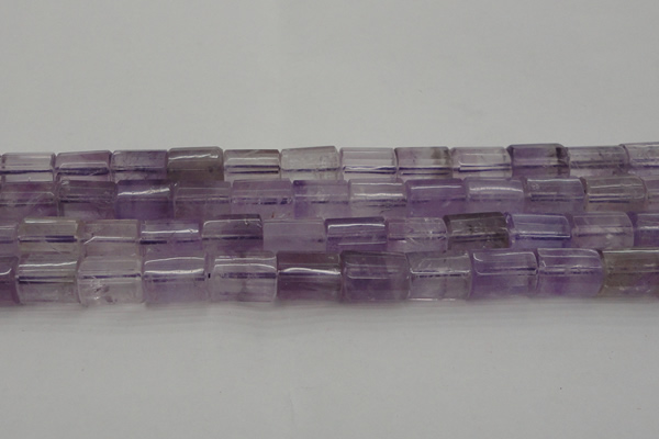 CTB105 15.5 inches 11*15mm faceted tube amethyst gemstone beads