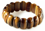 CTB17 7.5 inches 7*11*18mm  yellow tiger eye stretch bracelet