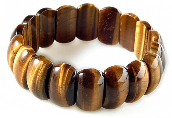 CTB17 7.5 inches 7*11*18mm  yellow tiger eye stretch bracelet