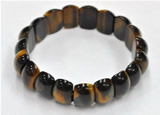 CTB18 8 inches 20*30mm  tiger eye stretch bracelet wholesale