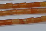 CTB303 15.5 inches 4*6mm tube red aventurine beads wholesale