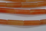 CTB322 15.5 inches 4*13mm tube red aventurine beads wholesale