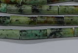 CTB344 15.5 inches 4*13mm tube African turquoise beads wholesale