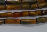 CTB352 15.5 inches 4*13mm tube tiger eye beads wholesale