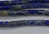 CTB356 15.5 inches 4*13mm tube lapis lazuli beads wholesale