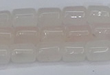 CTB700 15.5 inches 6*8mm tube rose quartz beads wholesale