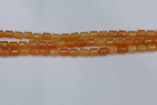 CTB703 15.5 inches 6*8mm tube pink aventurine beads wholesale