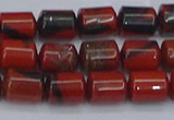 CTB708 15.5 inches 6*8mm tube red jasper beads wholesale