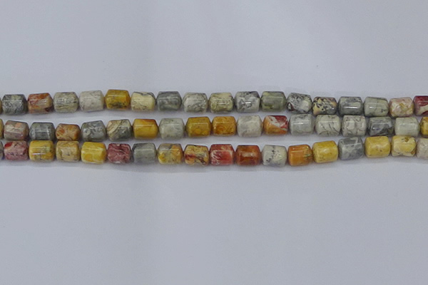 CTB711 15.5 inches 6*8mm tube sky eye stone beads wholesale