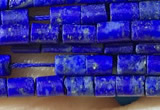 CTB807 15.5 inches 2*4mm tube lapis lazuli beads wholesale