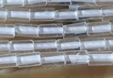 CTB810 15.5 inches 2*4mm tube white crystal beads wholesale