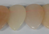 CTD02 Top drilled 22*30mm flat teardrop pink aventurine beads