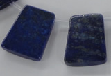 CTD1590 Top drilled 20*25mm trapezoid lapis lazuli gemstone beads