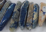 CTD1666 Top drilled 8*25mm - 15*50mm sticks agate gemstone beads