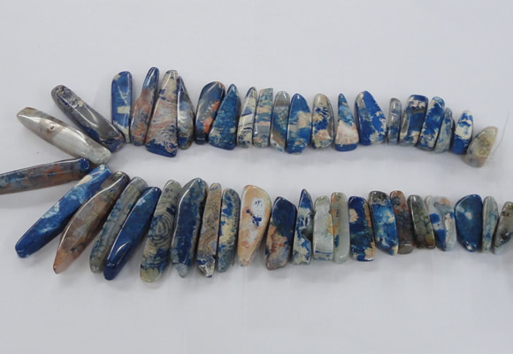 CTD1666 Top drilled 8*25mm - 15*50mm sticks agate gemstone beads