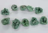 CTD1685 Top drilled 15*25mm - 30*35mm nuggets druzy agate beads