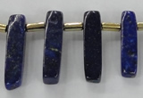 CTD1923 Top drilled 6*20mm - 8*45mm sticks lapis lazuli beads