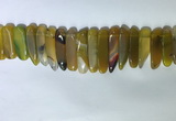 CTD2164 Top drilled 8*20mm - 10*40mm sticks agate gemstone beads