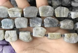 CTD2285 Top drilled 15*20mm - 17*23mm freeform labradorite beads