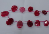 CTD2567 15.5 inches 18*25mm - 30*40mm freeform agate beads