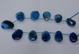 CTD2568 15.5 inches 18*25mm - 30*40mm freeform agate beads