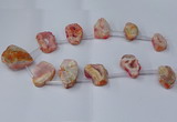 CTD2713 15.5 inches 20*30mm - 35*45mm freeform druzy agate beads