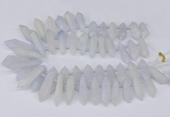 CTD2850 Top drilled 10*20mm - 15*50mm sticks plated quartz beads