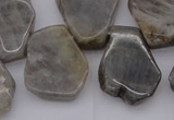 CTD306 Top drilled 15*20mm - 20*25mm freeform labradorite beads