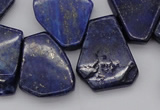 CTD308 Top drilled 15*20mm - 20*25mm freeform lapis lazuli beads