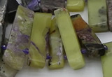 CTD330 Top drilled 10*25mm - 10*45mm sticks charoite beads