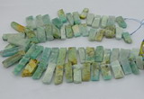 CTD3517 Top drilled 10*20mm - 12*40mm sticks amazonite beads