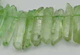 CTD3548 Top drilled 6*20mm - 8*35mm sticks quartz beads wholesale