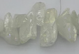 CTD3553 Top drilled 10*20mm - 12*30mm sticks plated quartz beads