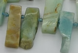 CTD3593 Top drilled 10*20mm - 12*40mm sticks amazonite beads