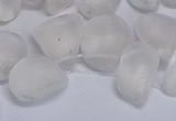 CTD3600 Top drilled 10*14mm - 13*18mm nuggets white crystal beads